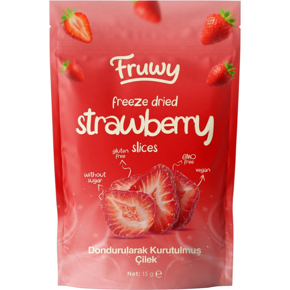 Freeze Dried Dilim Çilek - 1 Adet Kuru Meyve Fiyatı