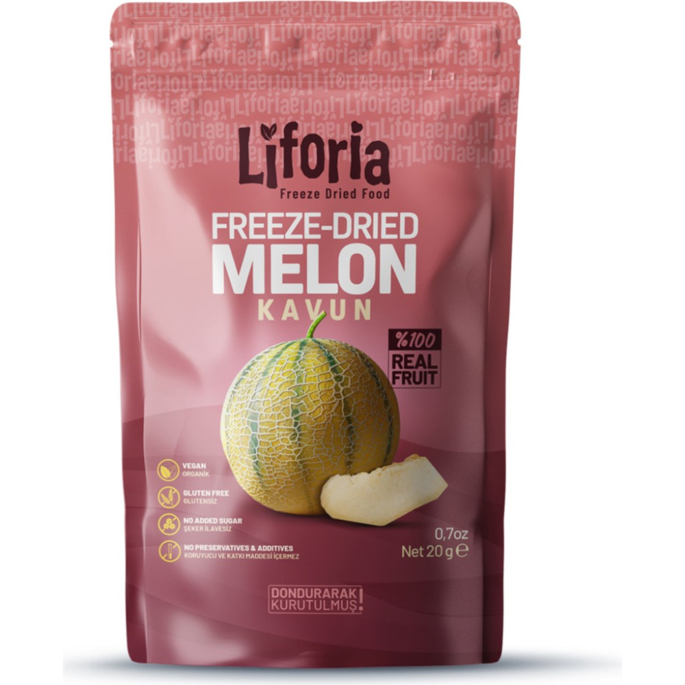 Freeze Dried Ince Dilim Kavun- Dondurularak Kurutulmuş Meyve-Freeze Dry Kuru MEYVE 20GR - 20 gr Kuru Meyve Fiyatı