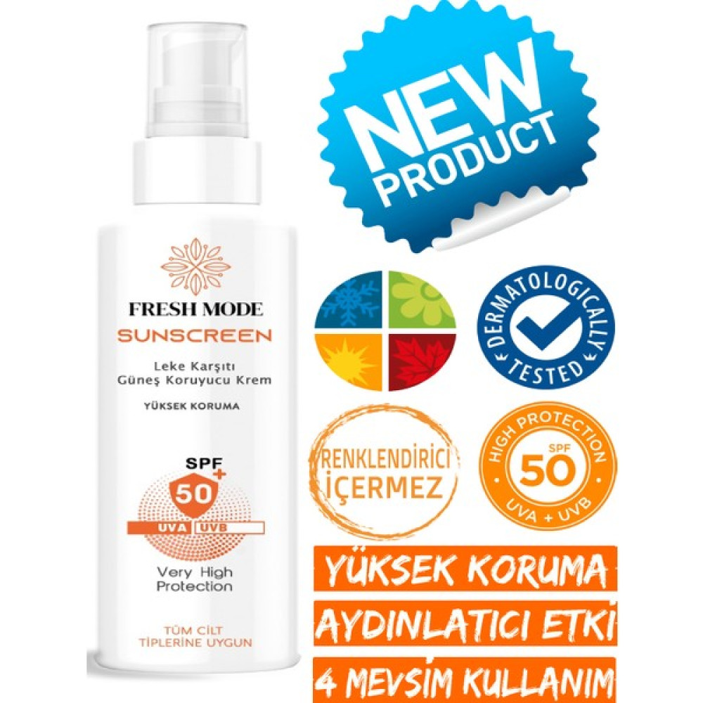 Fresh Mode Leke Karşıtı Güneş Koruyucu Krem Güneş Kremleri ve Losyonları Fiyatı