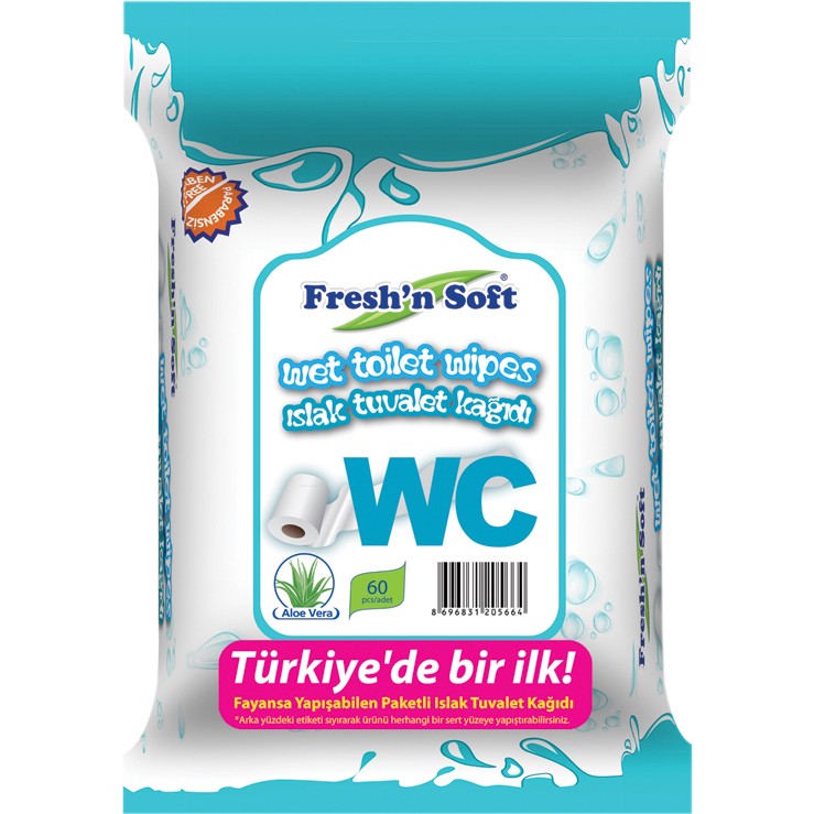 Fresh N Soft Islak Tuvalet Kağıdı 3'Lü Ekonomik Paket 180 Yaprak Tuvalet Kağıdı Fiyatı