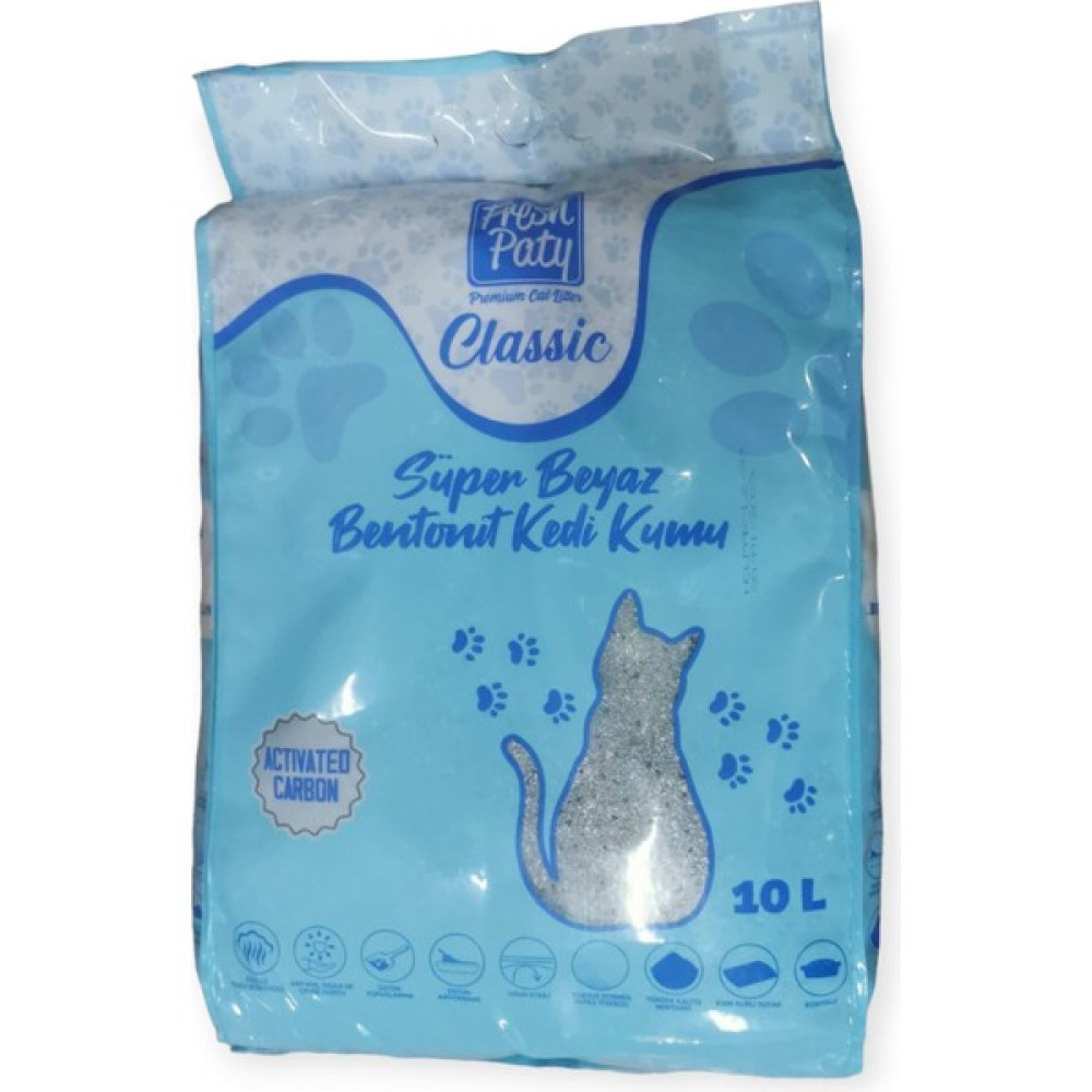 Fresh Paty Aktif Karbonlu Kokusuz Topaklaşan Classic 10 Lt Kedi Kumu Evcil Hayvan Ürünleri Fiyatı