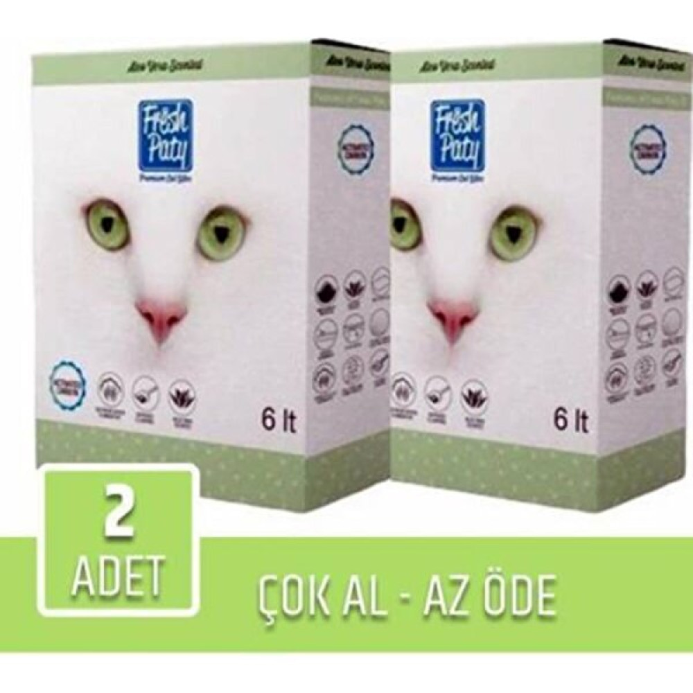 Fresh Paty Aloe Vera Kokulu Aktif Carbon Kedi Kumu 6 Lt Fresh Evcil Hayvan Ürünleri Fiyatı