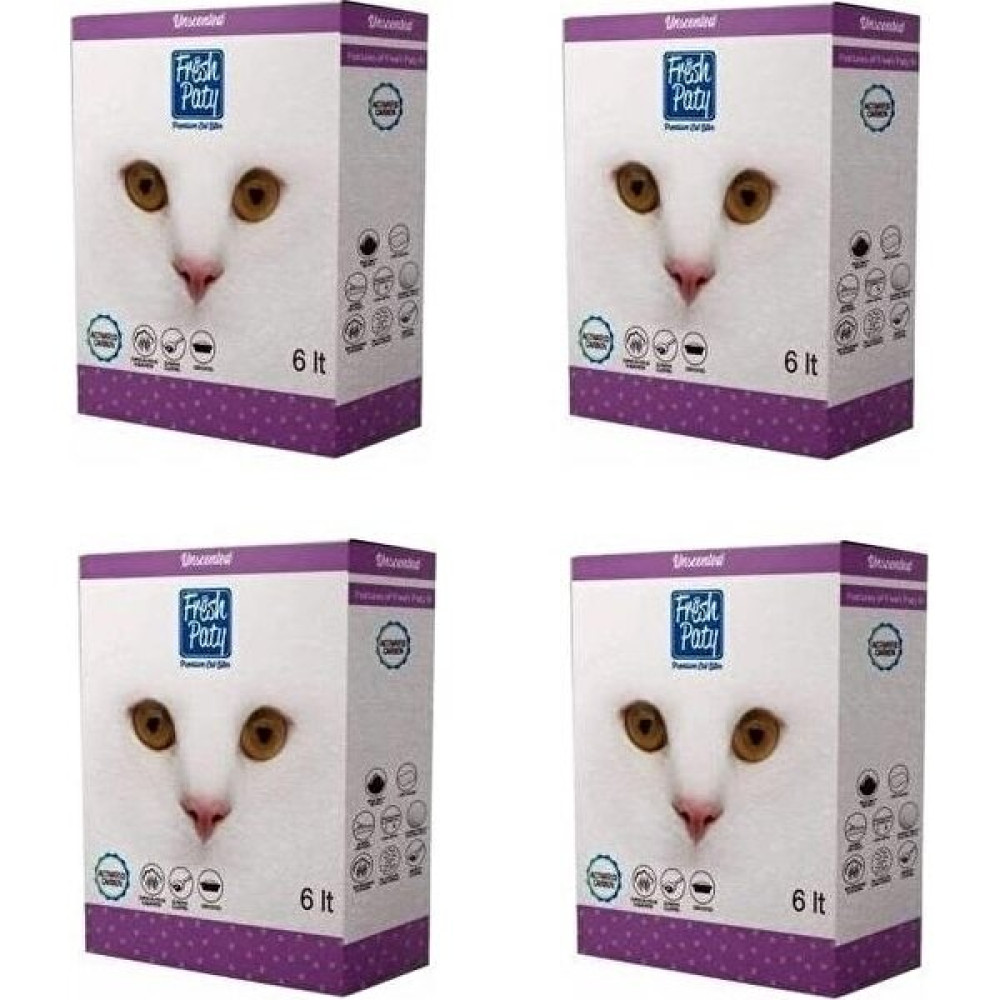 Fresh Paty Unscented Kokusuz Aktif Carbonlu Topaklaşan Kedi Kumu 6 Lt 4 Adet Evcil Hayvan Ürünleri Fiyatı