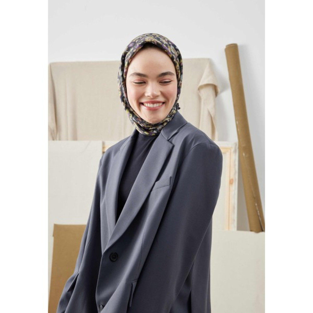 Fresh Scarfs Etnıc Desen Pamuk Ipek Eşarp Adaçayı Eşarp Fiyatı