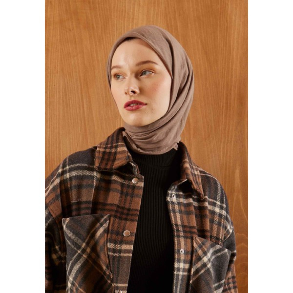 Fresh Scarfs Pamuk Crash Eşarp Kül Eşarp Fiyatı