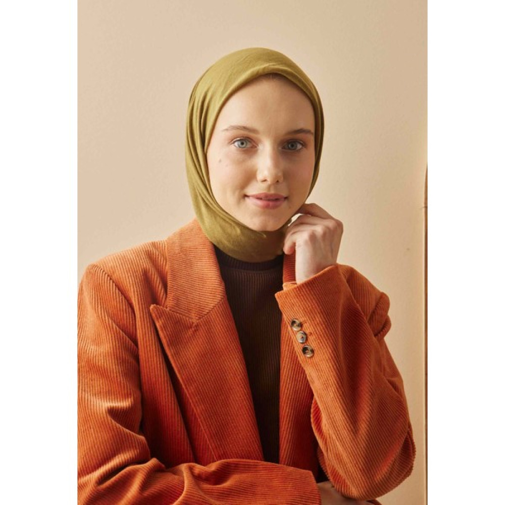 Fresh Scarfs Pamuk Crash Eşarp Olive Eşarp Fiyatı
