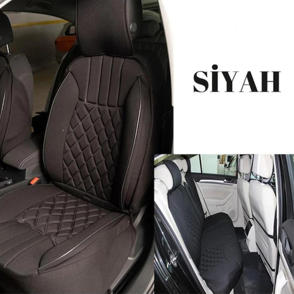 Fresh Start opel Astra J Sedan Uyumlu Lüks Oto Koltuk Minderi Ön Arka 5'li Takım Siyah Oto Koltuk Minderi Fiyatı