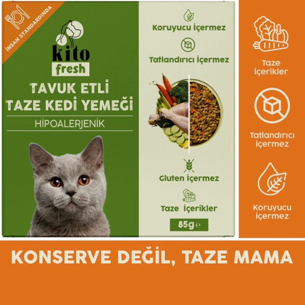 Fresh Tavuk Etli Kedi Yemeği 85 gr Evcil Hayvan Ürünleri Fiyatı