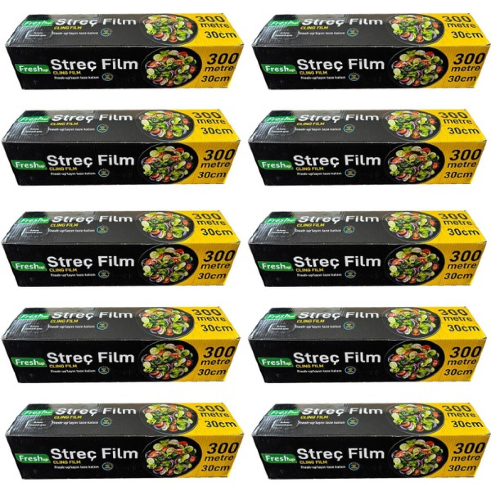 Fresh Up Fresh-Up Şeffaf Mutfak Rulo Streç Film Folyo - 30 Cm. x 300 Metre - Gıdaya Uygun - 10 Paket Oto Boyaları Fiyatı
