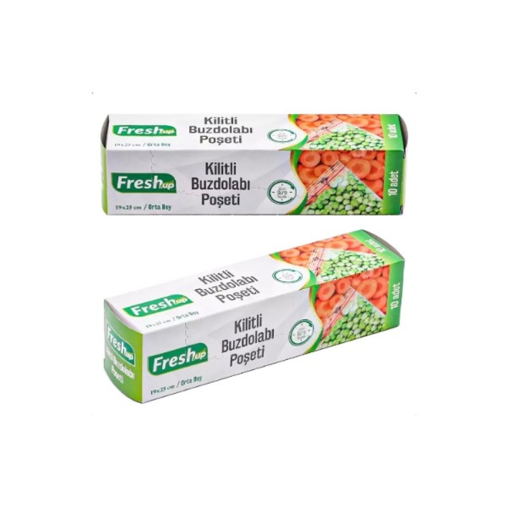 Fresh Up Kilitli Buzdolabı Poşeti Orta Boy (10 Adet) Buzdolabı Poşeti Fiyatı
