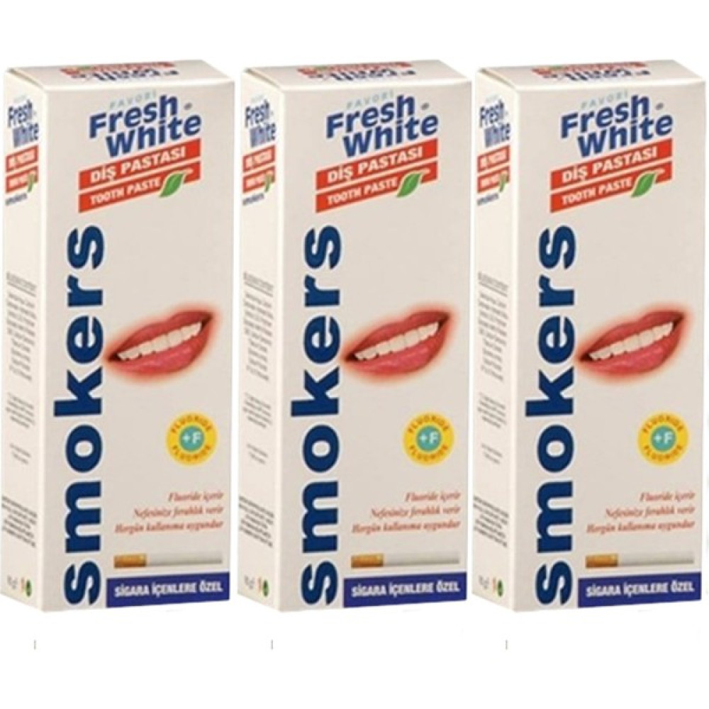 Fresh White Diş Pastası 90 Gr. - Smokers 3'lü Paket Oto Boyaları Fiyatı