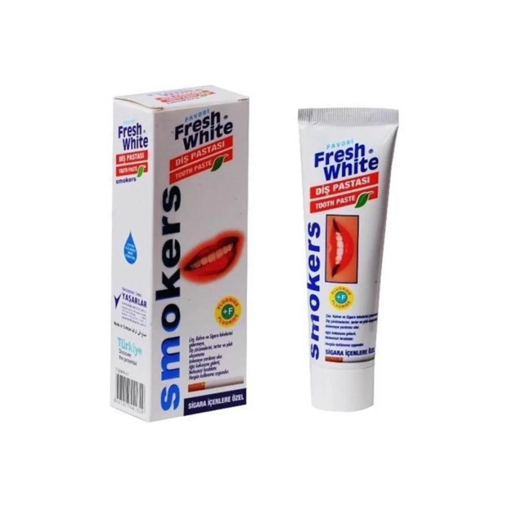 Fresh Whıte Diş Pastası 90Ml Smokers 90G Diş Beyazlatıcılar Fiyatı