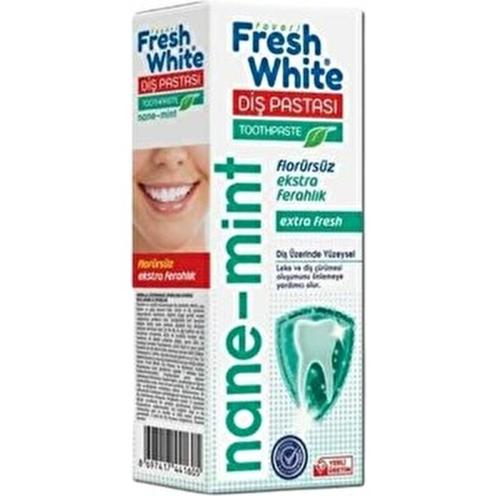 Fresh White Diş Pastası Nane Aromalı 90 Gr Diş Beyazlatıcılar Fiyatı