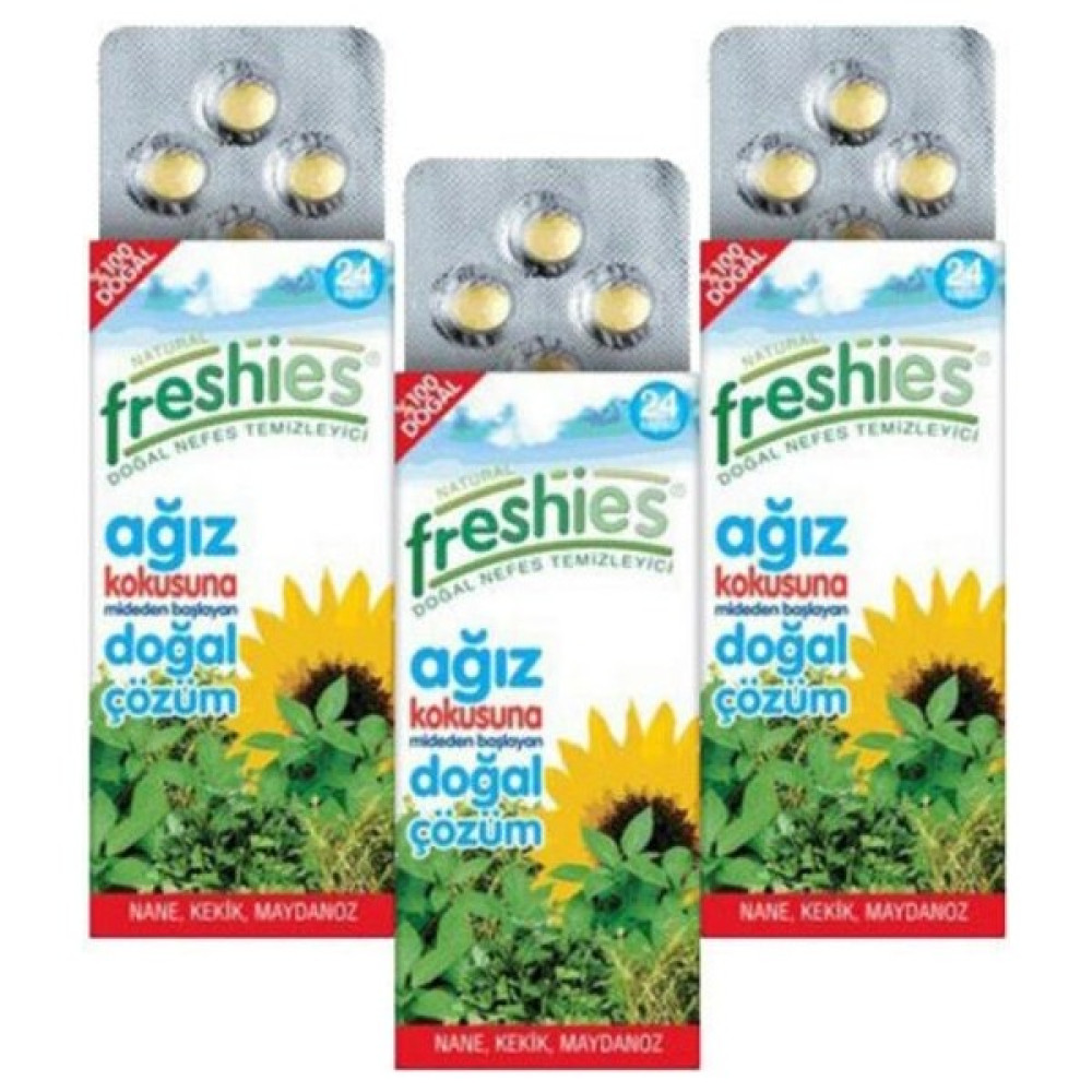 Freshies Doğal Nefes Temizleyici 3X24 Kapsül 8697425716108-3 Ağız Gargara ve Spreyi Fiyatı