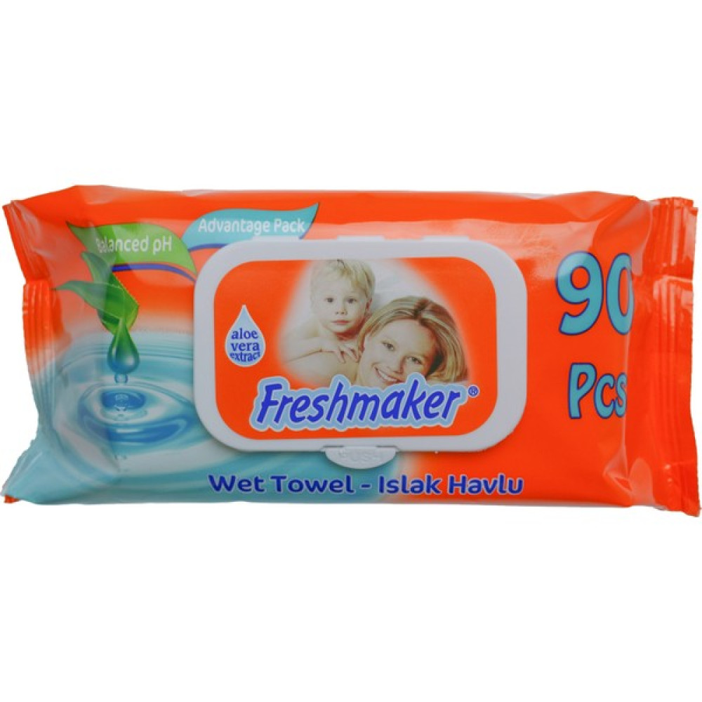 Freshmaker Avantaj Islak Havlu Kapaklı 90'Lı 24 Pkt 2160 Yaprak Bebek Bakım Fiyatı