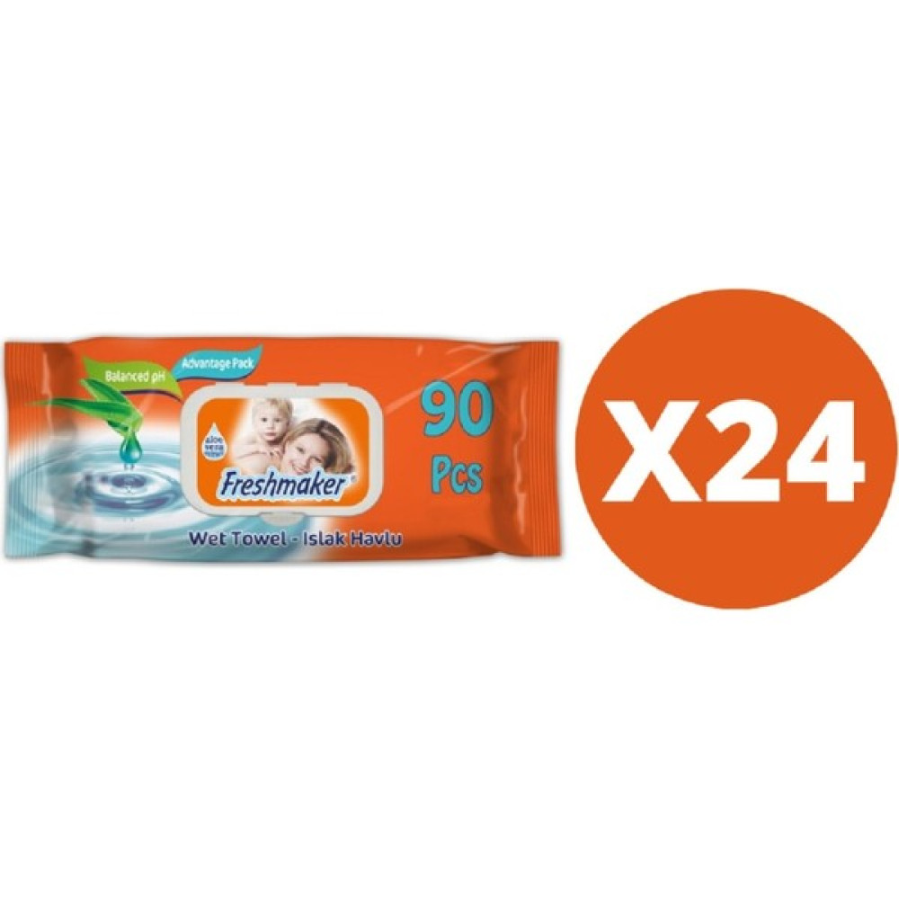Freshmaker Islak Mendil Kapaklı 90'lı 24 Paket Bebek Bakım Fiyatı