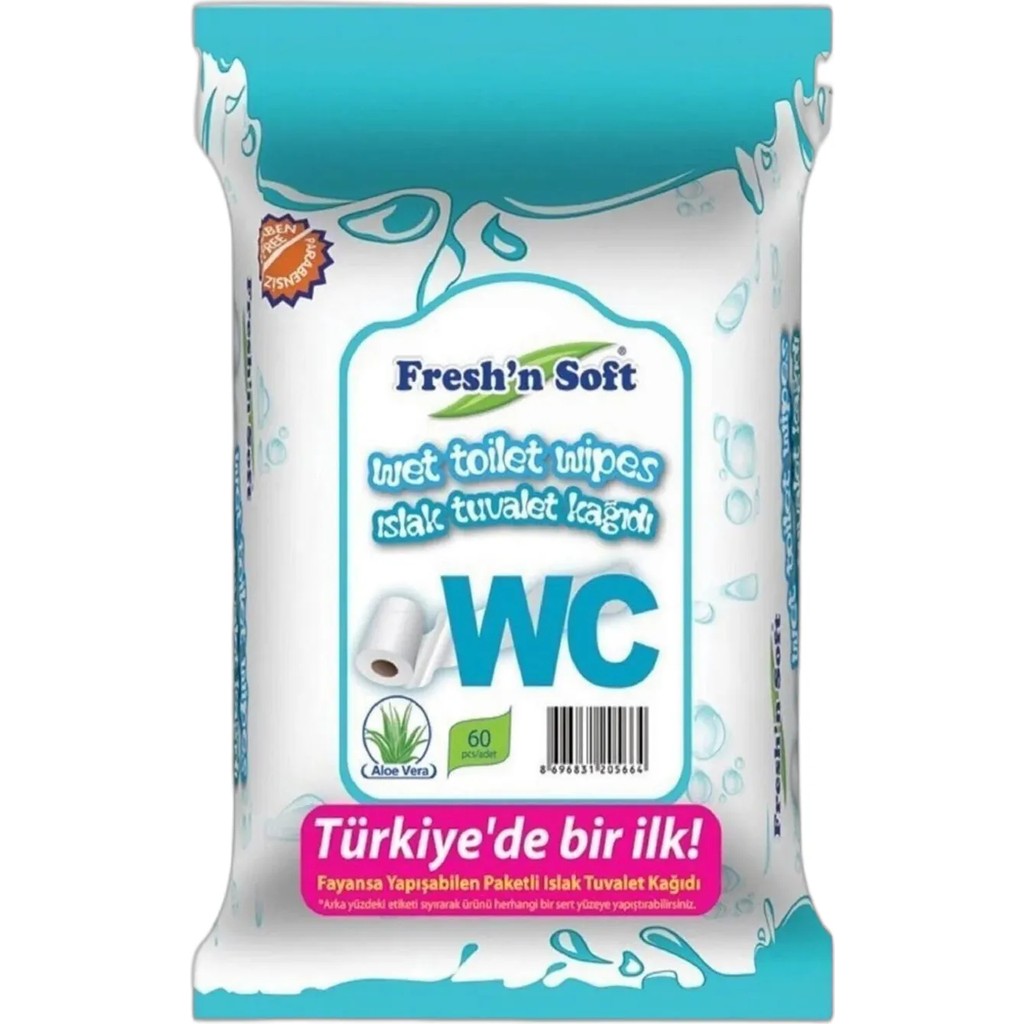 Fresh'n Soft 2 Adet Fresh N Soft Wc Islak Tuvalet Kağıdı 60 Lı Tuvalet Kağıdı Fiyatı