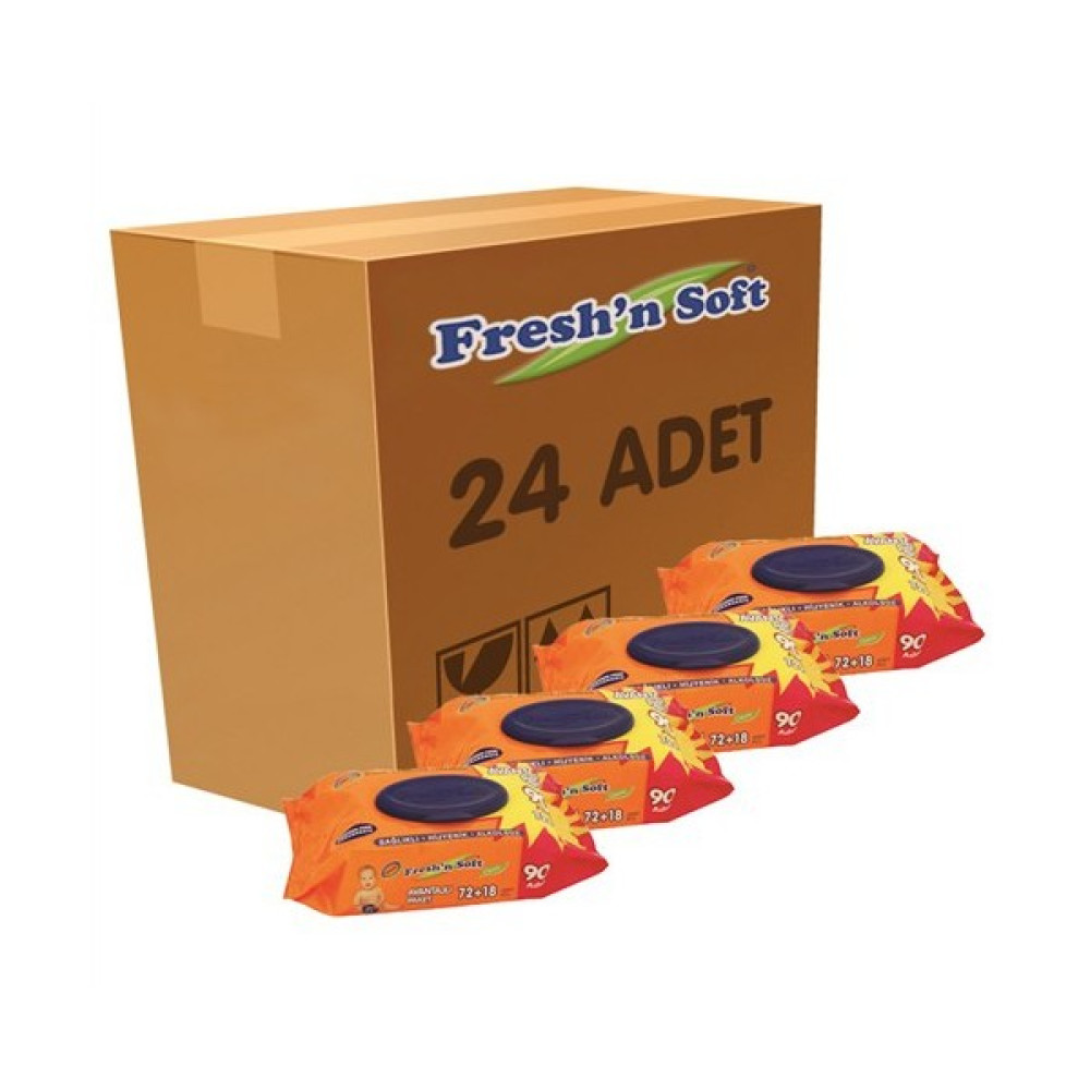 Fresh’n Soft Classic Islak Bebek Havlusu – 24’lü Süpereko Paket (2160 Adet) Bebek Bakım Fiyatı