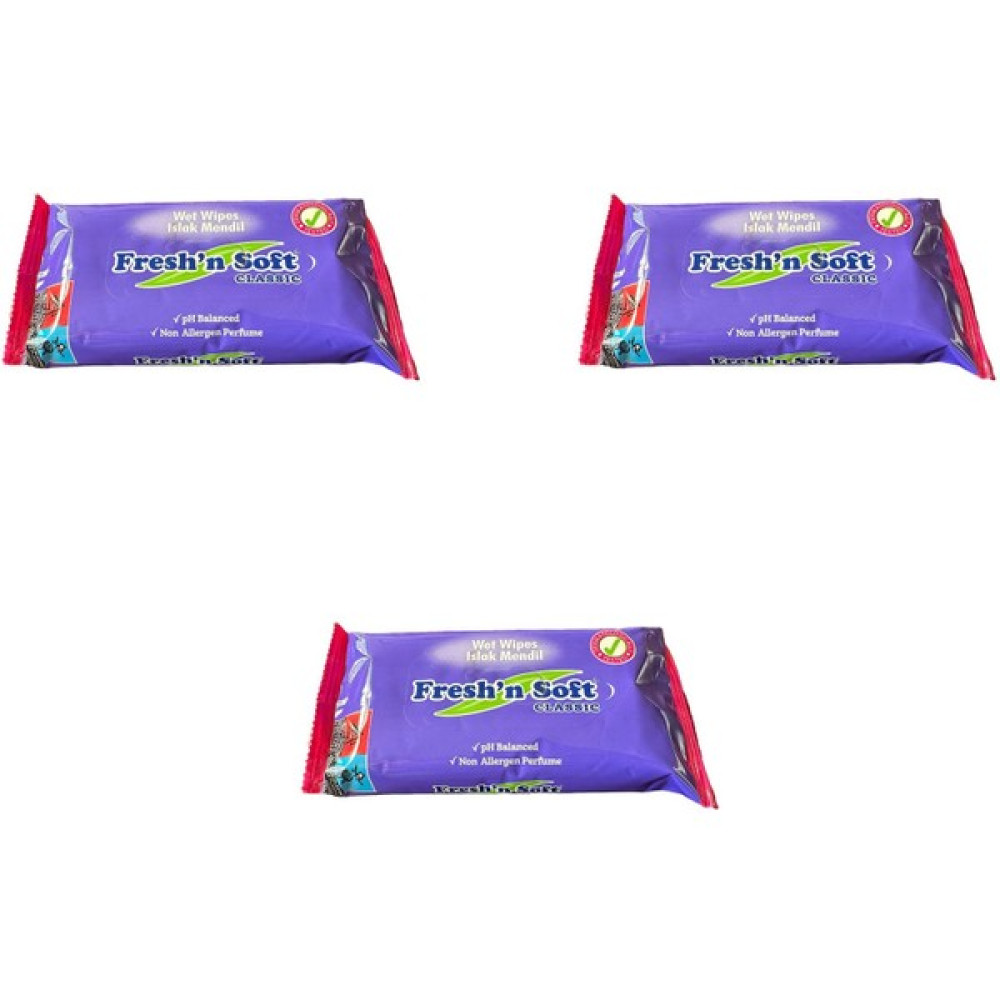 Fresh'n Soft Islak Cep Mendil - Çiçeksi Kokular - 15 Adetlik 3 Paket Bebek Bakım Fiyatı