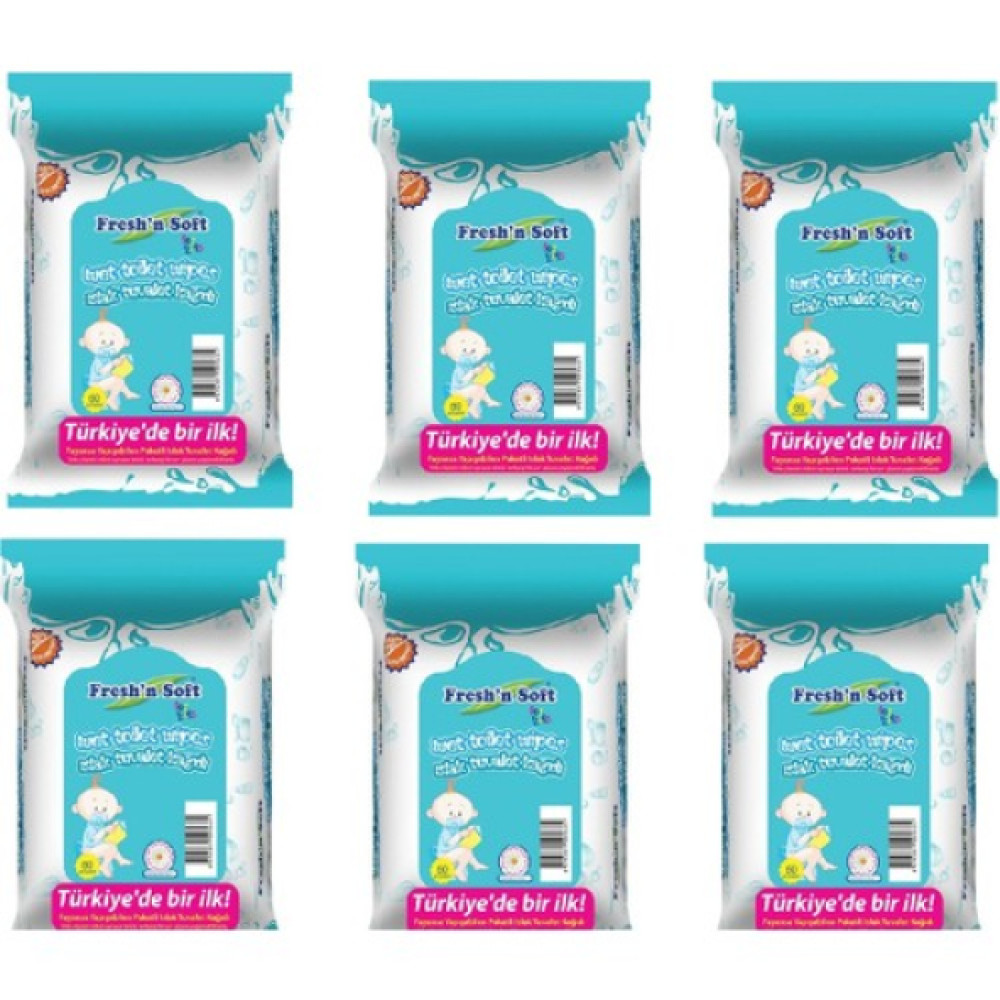 Freshnsoft Wc Islak Tuvalet Kagidi 60'Li 6 Paket/360 Yaprak Kişisel Bakım Gereçleri Fiyatı