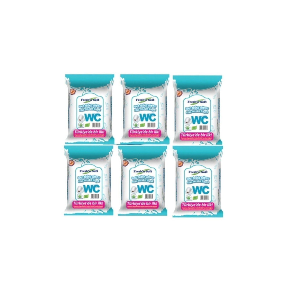 FRESHNSOFT Wc Islak Tuvalet Kağıdı 60lı 6 Paket/360 Yaprak Bebek Mendil-Islak Mendil Fiyatı
