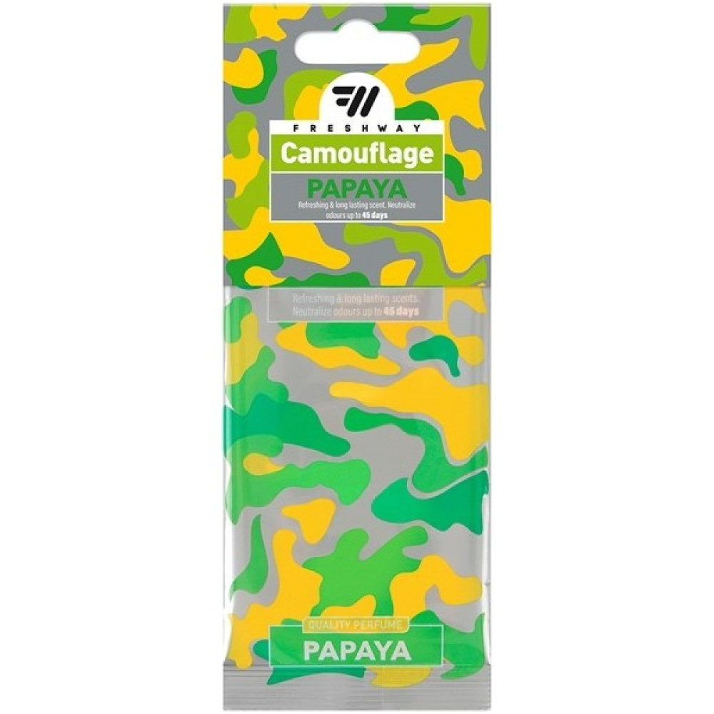 FreshWay Dry Camouflage Kağıt Koku Papaya Oto Boyaları Fiyatı
