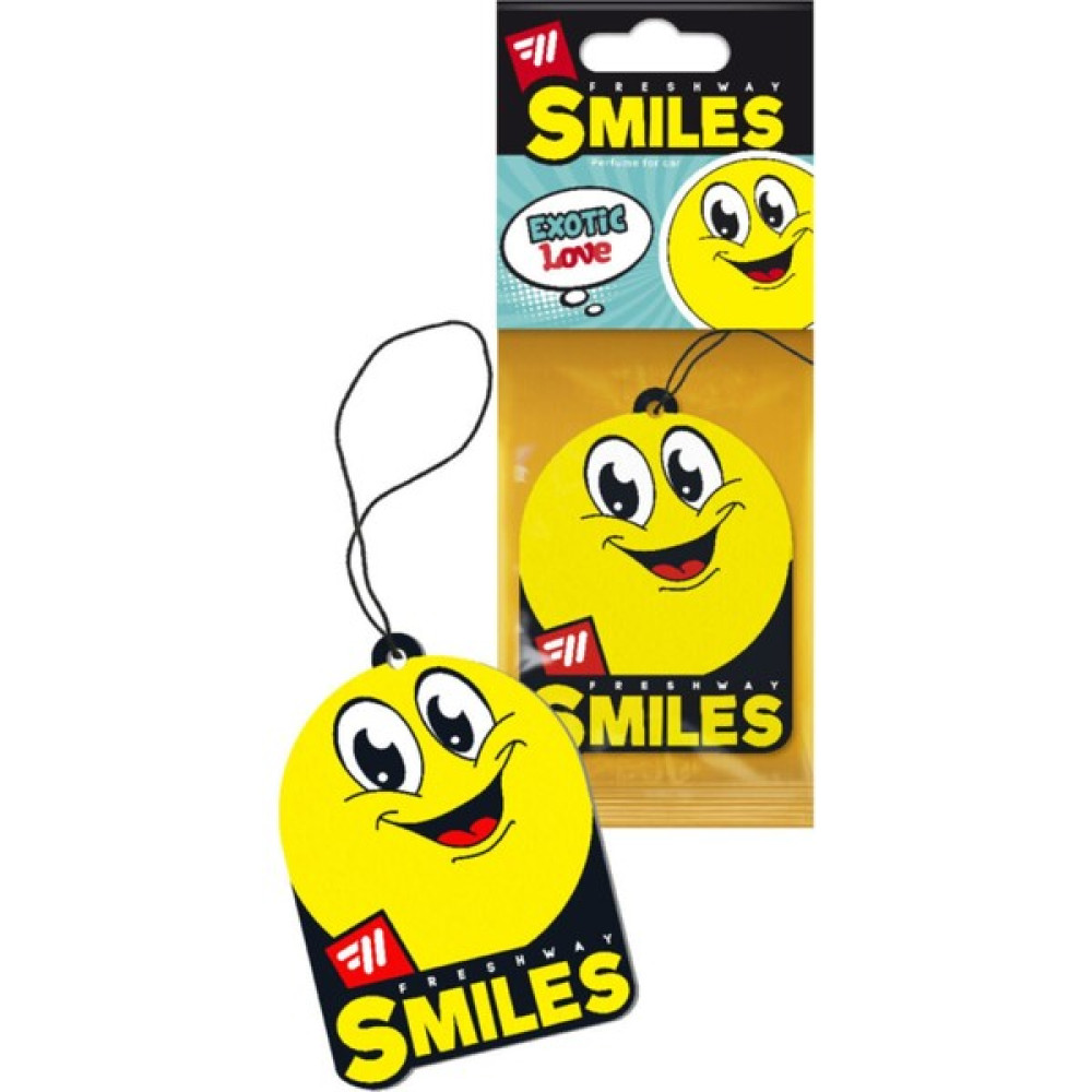FreshWay Dry Smıle Kağıt Koku Exotic Fresh Way Oto Kokuları Fiyatı