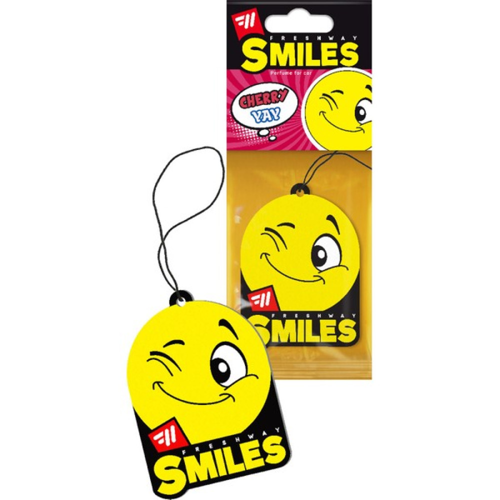 FreshWay Fresh Way Dry Smile Kağıt Asma Koku Cherry Oto Kokuları Fiyatı