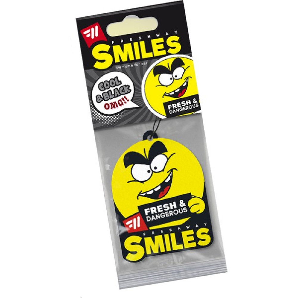 FreshWay Fresh Way Dry Smile Kağıt Asma Koku Cool & Black Oto Boyaları Fiyatı