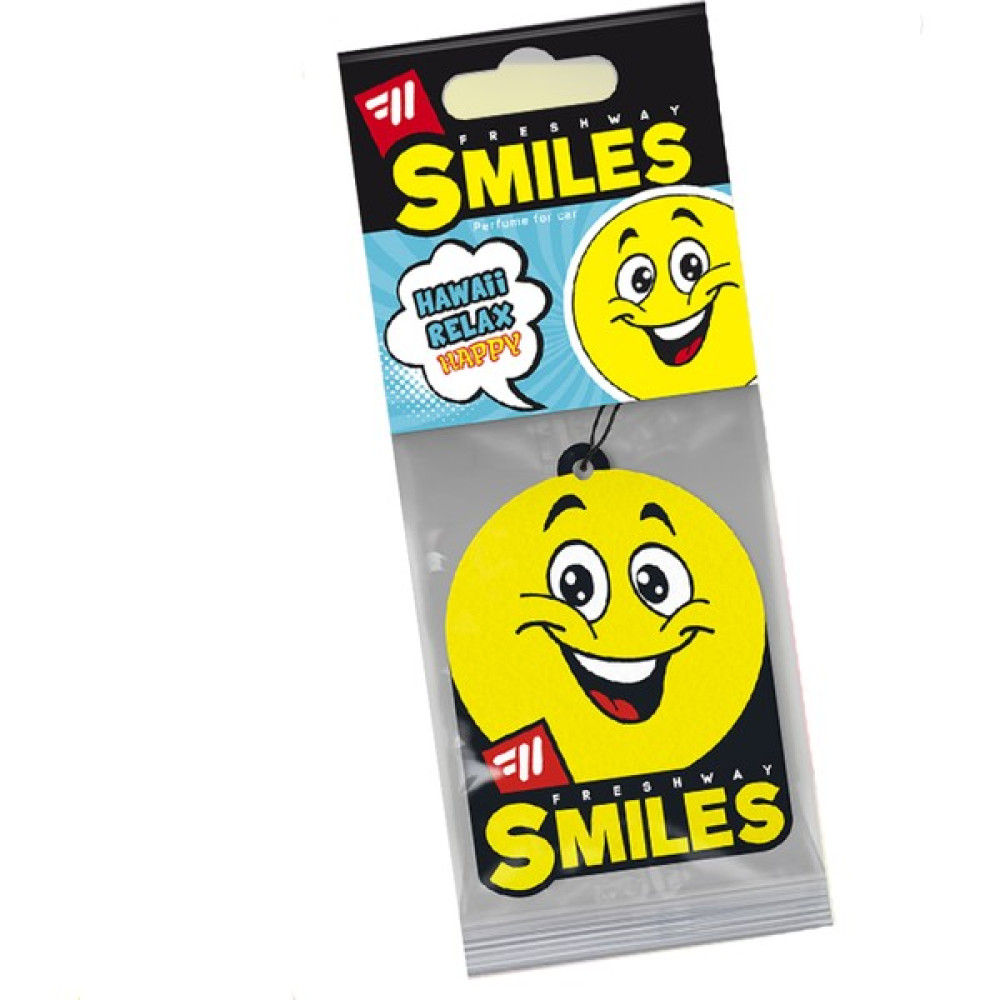 FreshWay Fresh Way Dry Smile Kağıt Asma Koku Hawaii Relax Oto Kokuları Fiyatı
