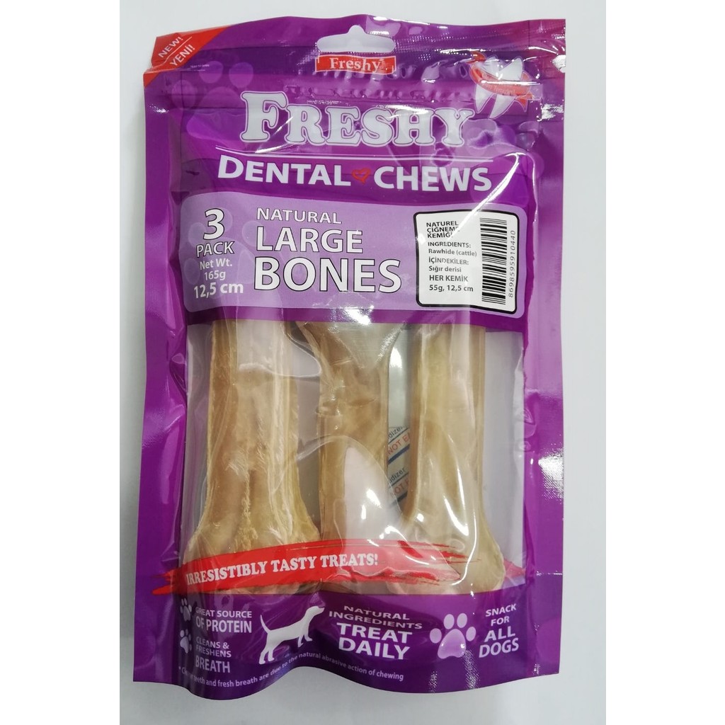Freshy Dental Natural Kemik Large 3 Adet Diğer Fiyatı
