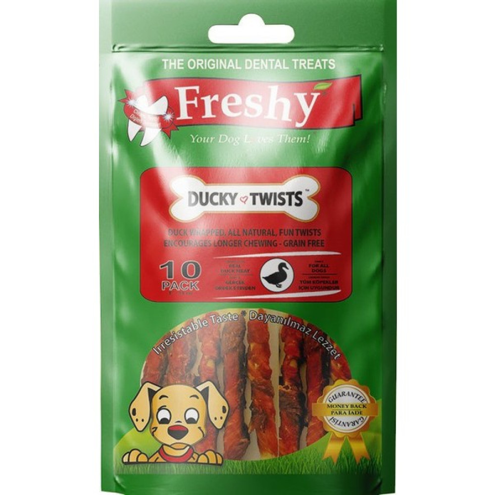 Freshy Ördek Kaplı Sütlü Burgu Köpek Ödülü 90 g 10'lu Evcil Hayvan Ürünleri Fiyatı