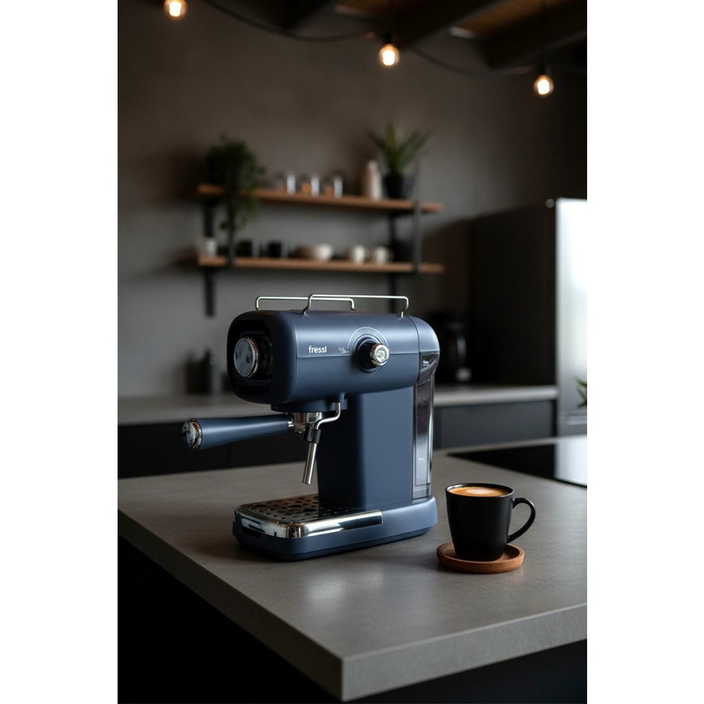 Fressi FR-EM2214 Urban 0,7l 20 Bar Lacivert Espresso Makinesi Kahve Makineleri Fiyatı