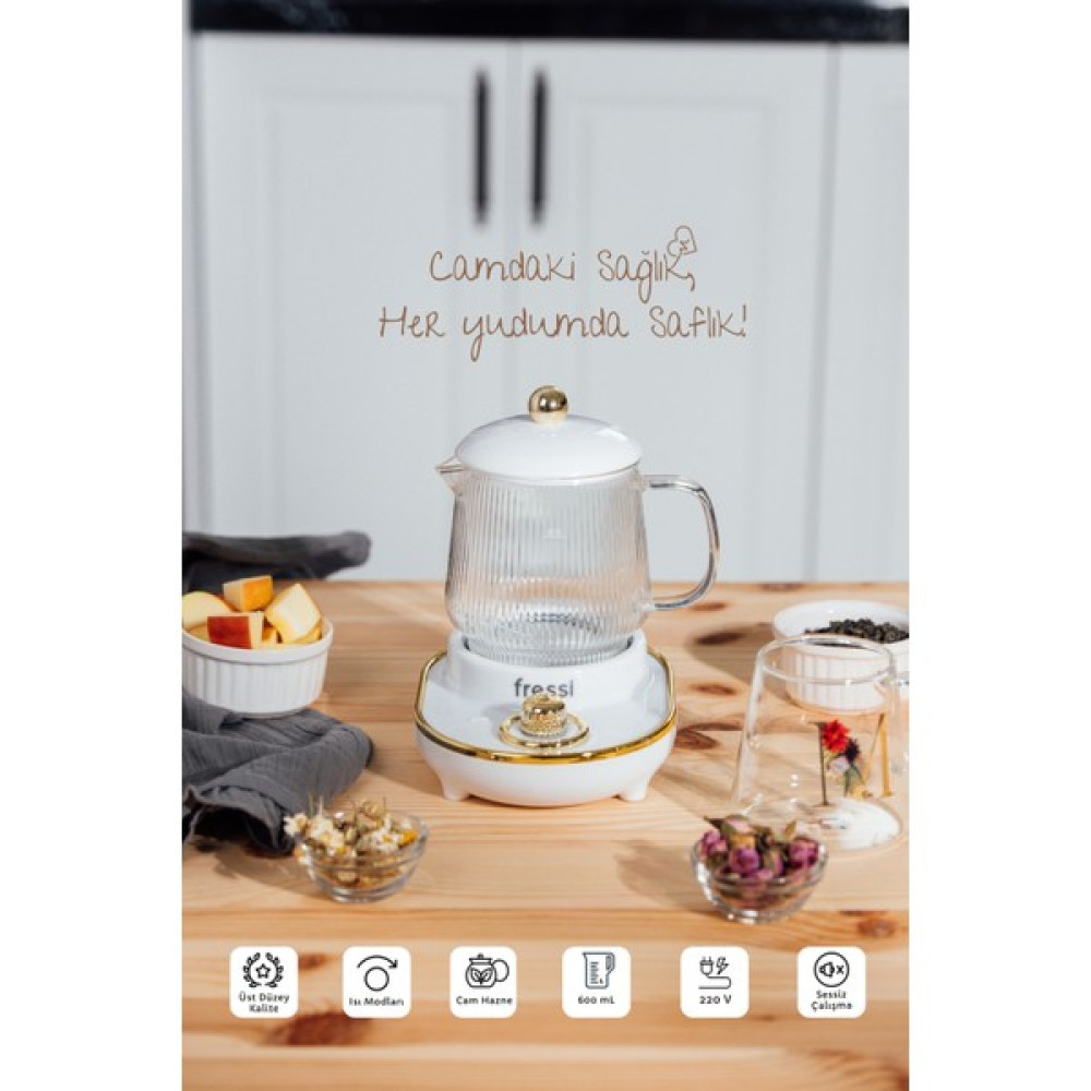 Fressi YSB-GC03 Venice Beyaz Kettle Çay Makineleri Fiyatı