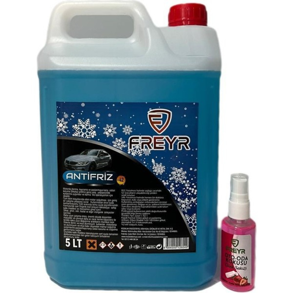 Freyr 4 Mevsim -42 Derece Süper Mavi Antifriz 5 Lt (ÜRETİM:2023) Antifiriz Fiyatı
