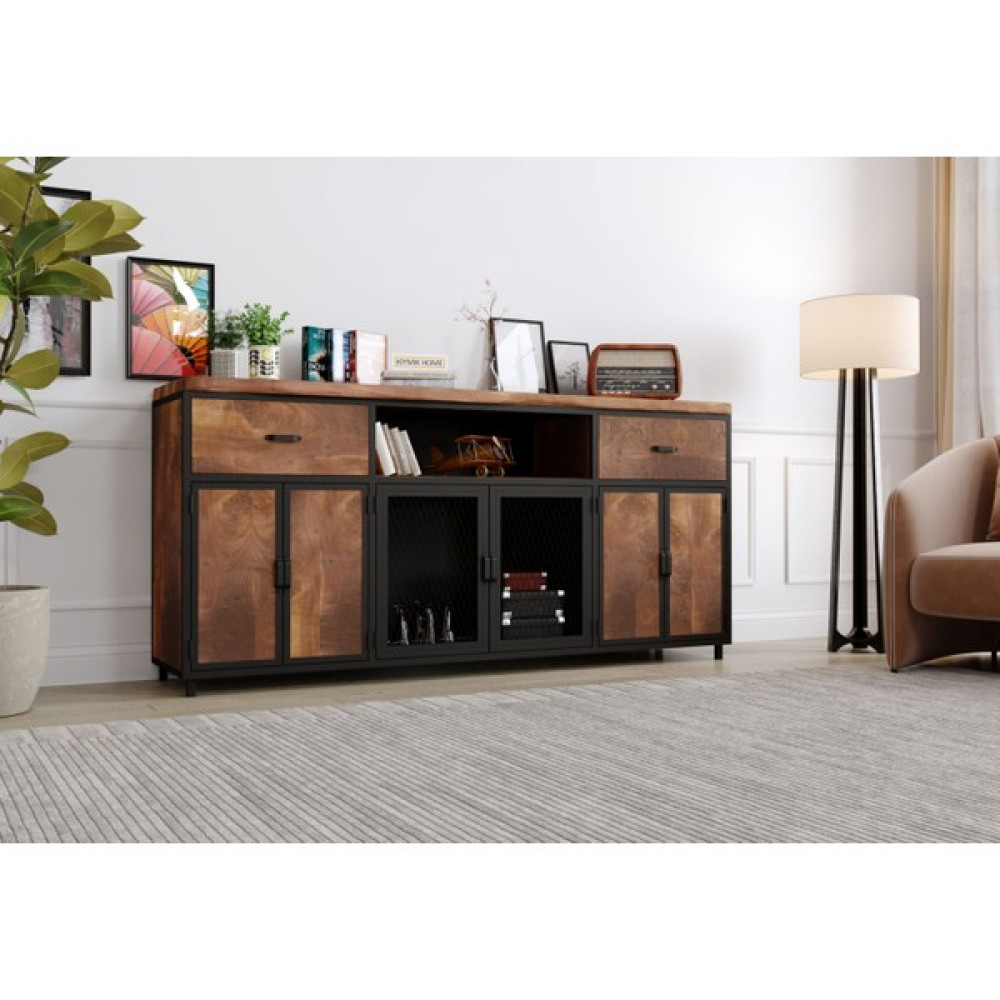 Frezya Konsol – Size Özel Üretim – Gerçek Ağaç - Ceviz - 180 cm Konsol Mobilya Fiyatı