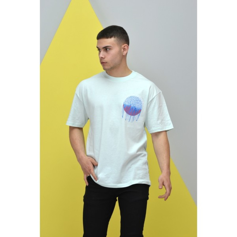 Frezzbi Baskılı Oversize Kısa Kol T-Shırt Erkek T-shirt Fiyatı