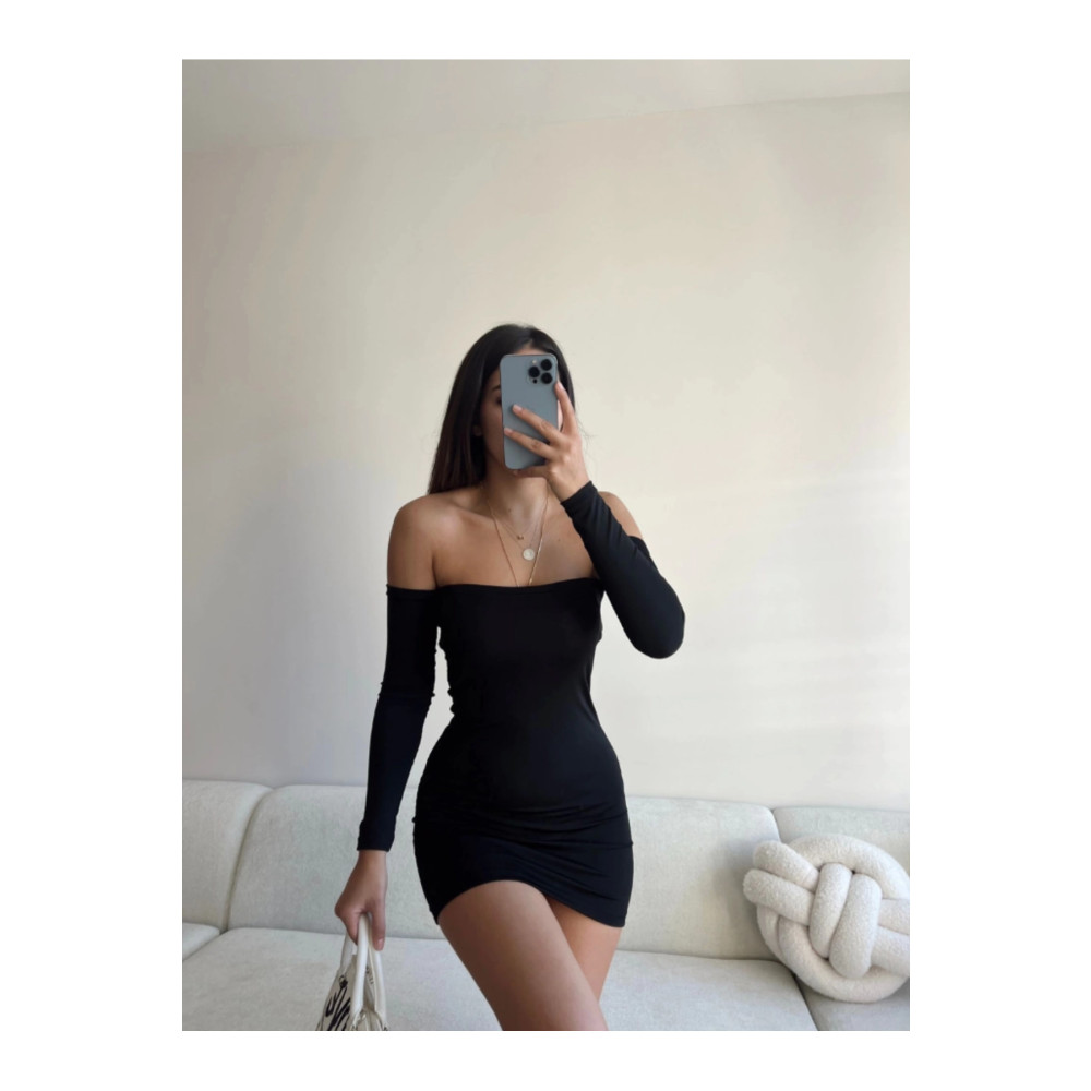 Friday Mood Kadın Siyah Mini Straplez Elbise L Beden Elbise Fiyatı