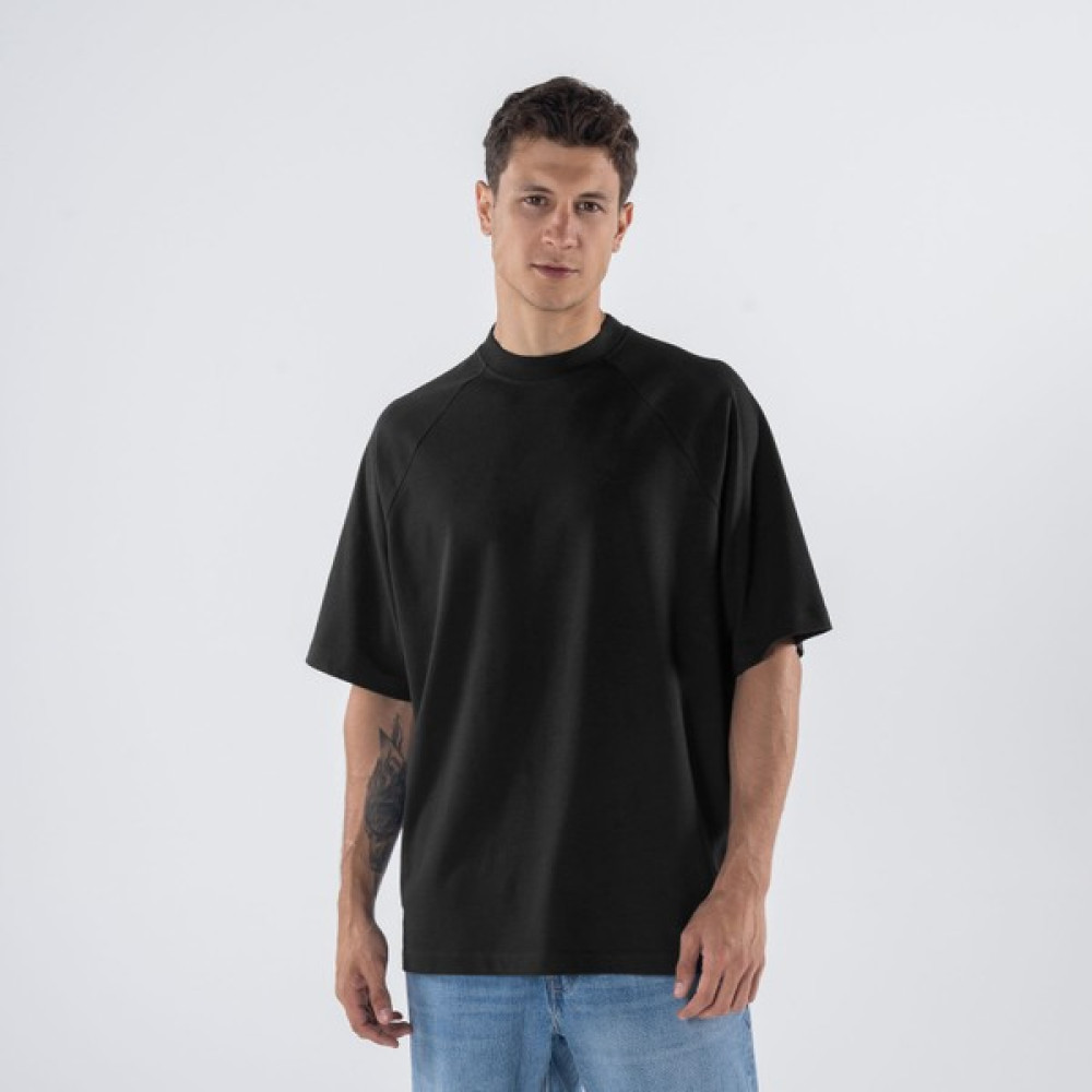 Friday Offset Pina Erkek Siyah %100 Koton Bisiklet Yaka Oversize Tişört Erkek T-shirt Fiyatı