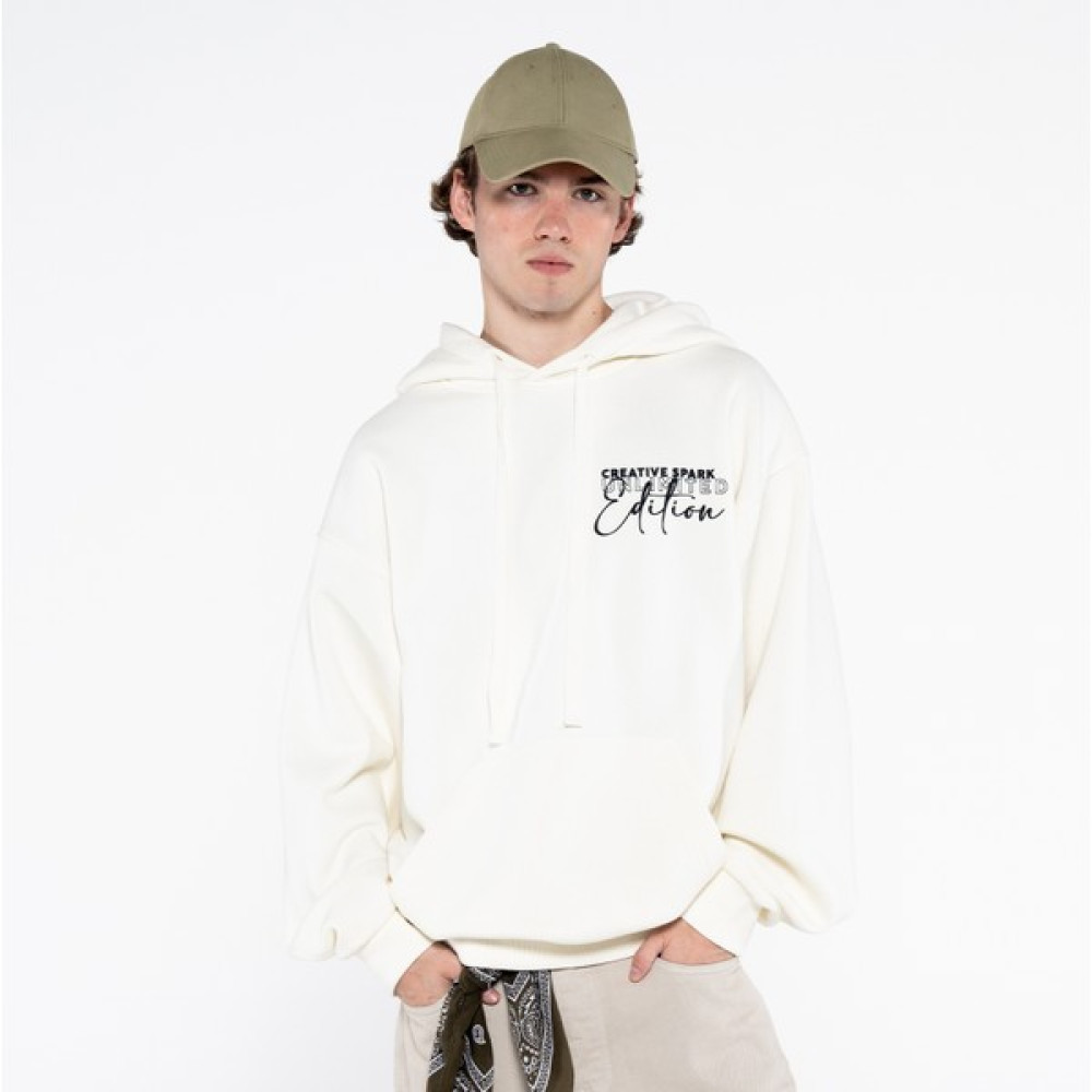 Friday Offset Teo Erkek Off White Kanguru Cepli Kapüşonlu Oversize Sweatshirt Hoodie Erkek Sweatshirt Fiyatı