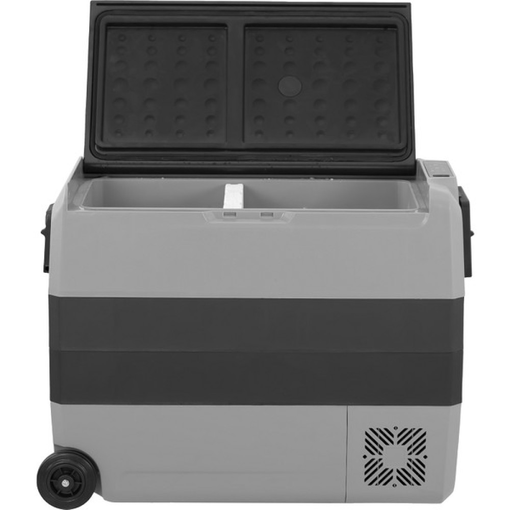 Fridgers 60LT Fridgers DE60T Çift Kabin + Lg Kompresörlü Oto Buzdolabı & Dondurucu 12/24V - Gri Oto Buzdolabı Fiyatı