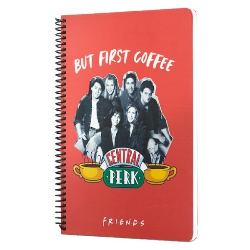 Friends Central Perk Spiralli Defter Kırmızı Çizgili Ajanda Fiyatı