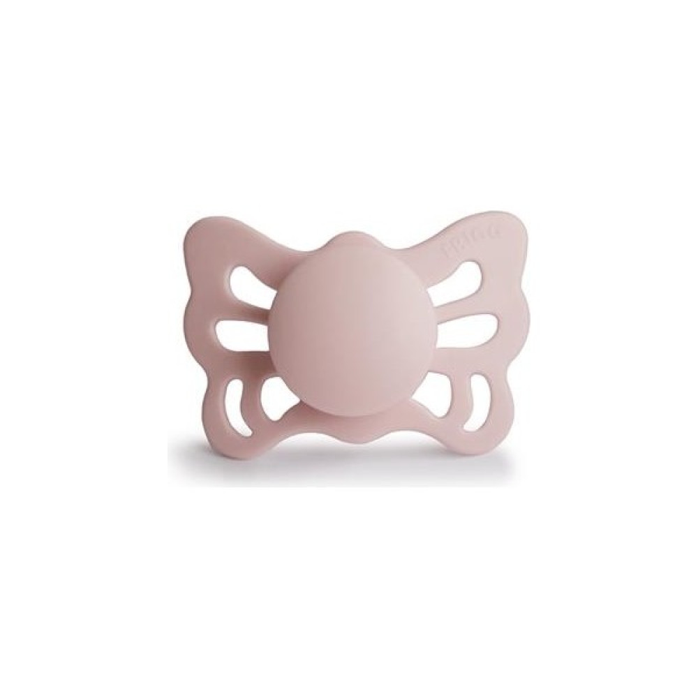 Frigg Butterfly Silikon Emzik - Blush 0-6 Ay - Açık Pembe - 0 - 6 Ay Emzik Fiyatı