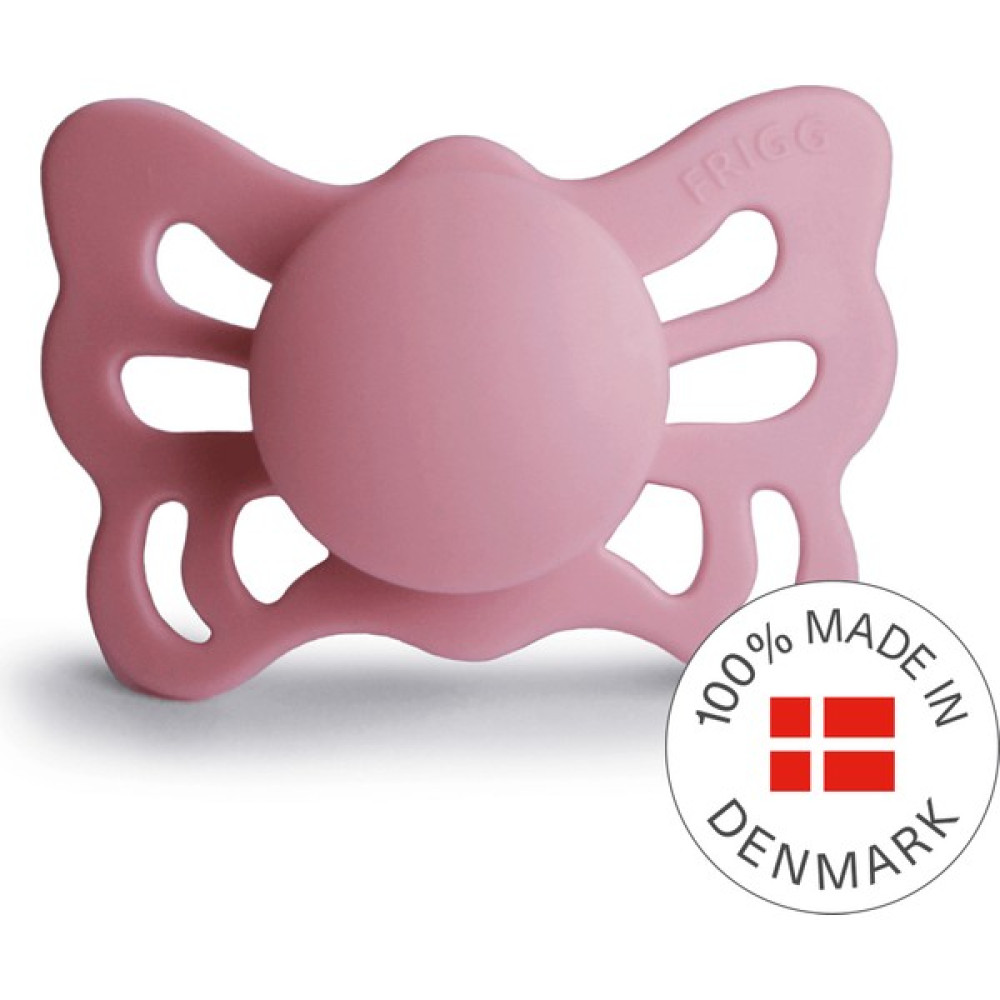 Frıgg Butterfly Silikon Emzik - Dusty Rose 0-6 Ay - Pembe - 0 - 6 Ay Emzik Fiyatı