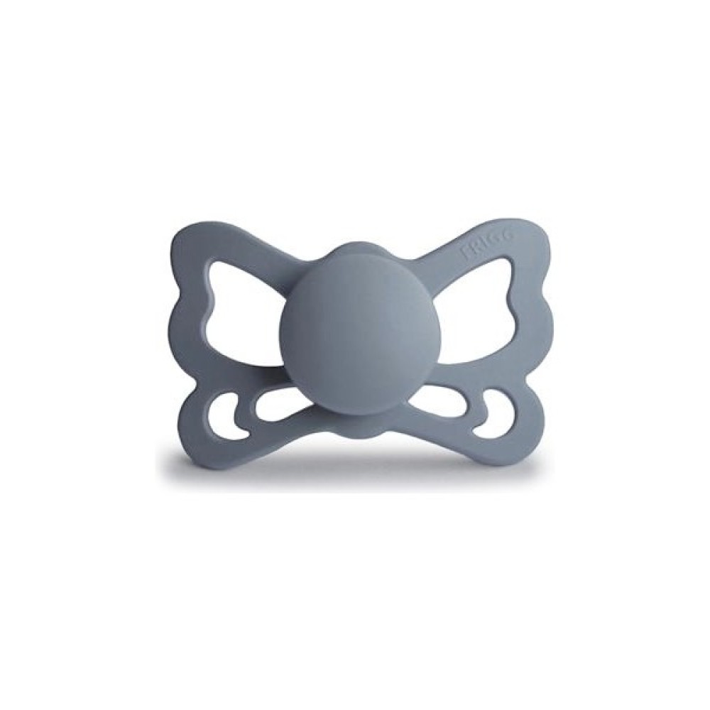 Frigg Butterfly Silikon Emzik - Great Gray 6-18 Ay - Mavi - Gri - 6 - 18 Ay Emzik Fiyatı