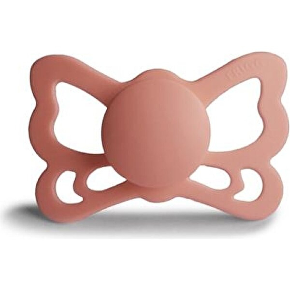 Frigg Butterfly Silikon Emzik - Pretty In Peach 6-18 Ay - Şeftali - 6 - 18 Ay Emzik Fiyatı