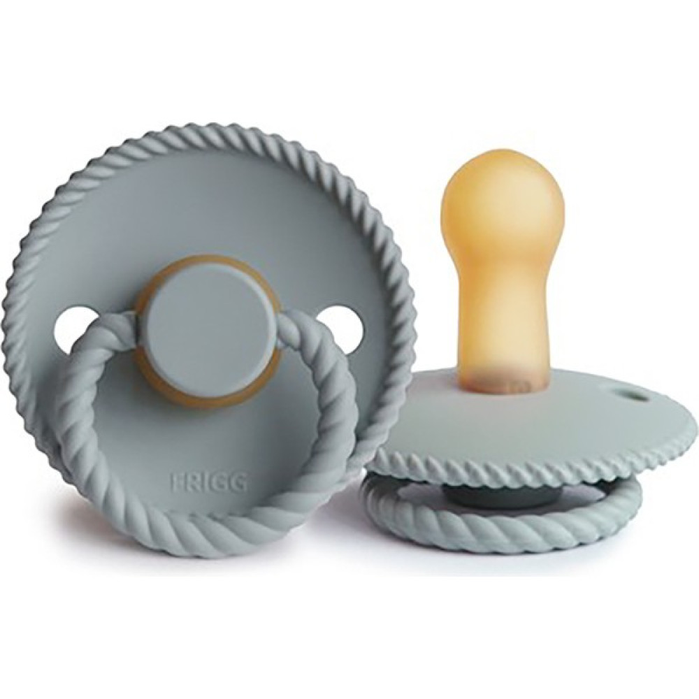Frıgg Rope Design Kauçuk Emzik French Gray 6-18 Ay - Standart - Renkli Emzik Fiyatı