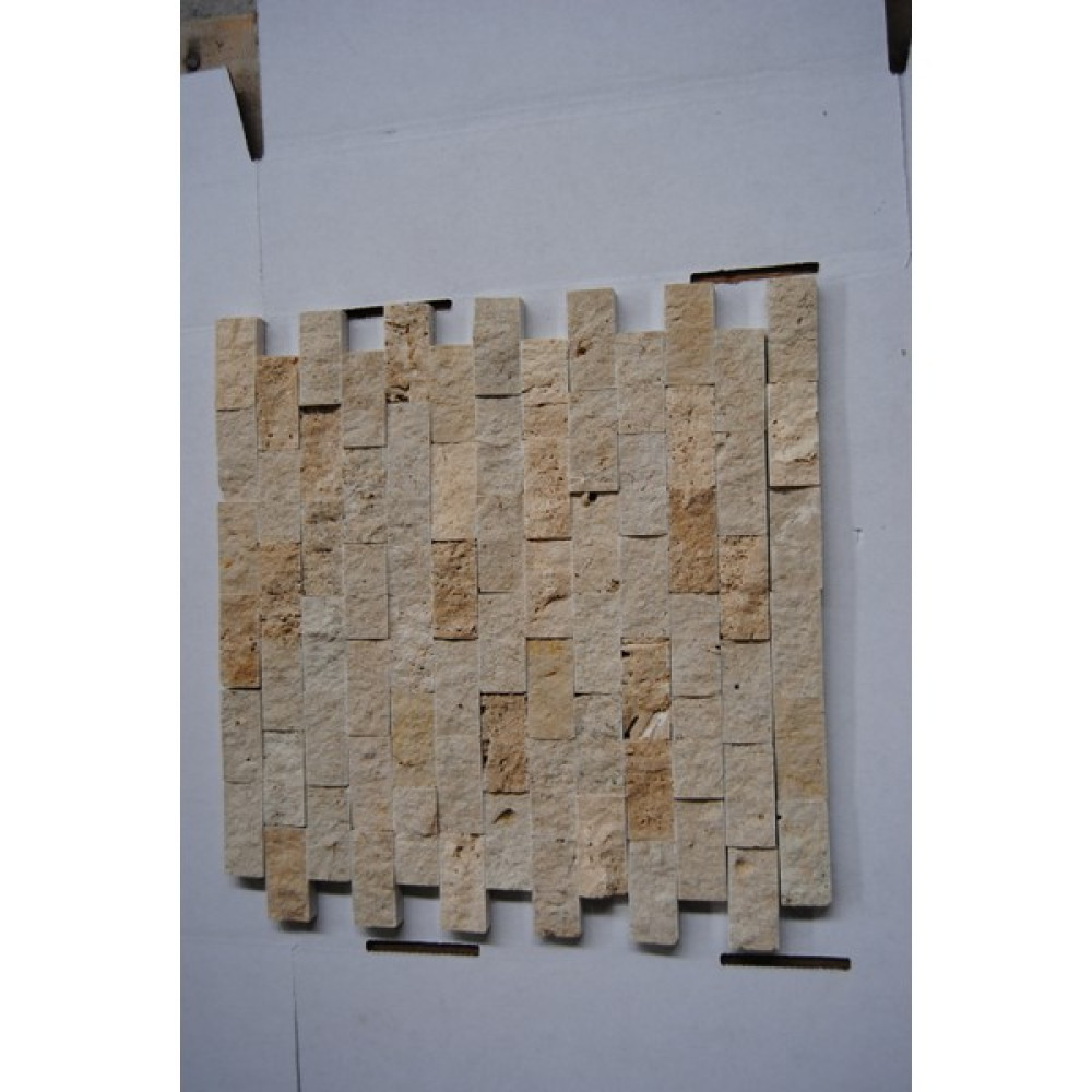 Frigyum Doğaltaş Classic 2'li Mix 2,3x4,8 cm Fileli Patlatma Taş Tv Ünitesi Şömine Iç ve Dış Duvar Kaplaması - 1 Ev & Dekorasyon Aksesuarları Fiyatı