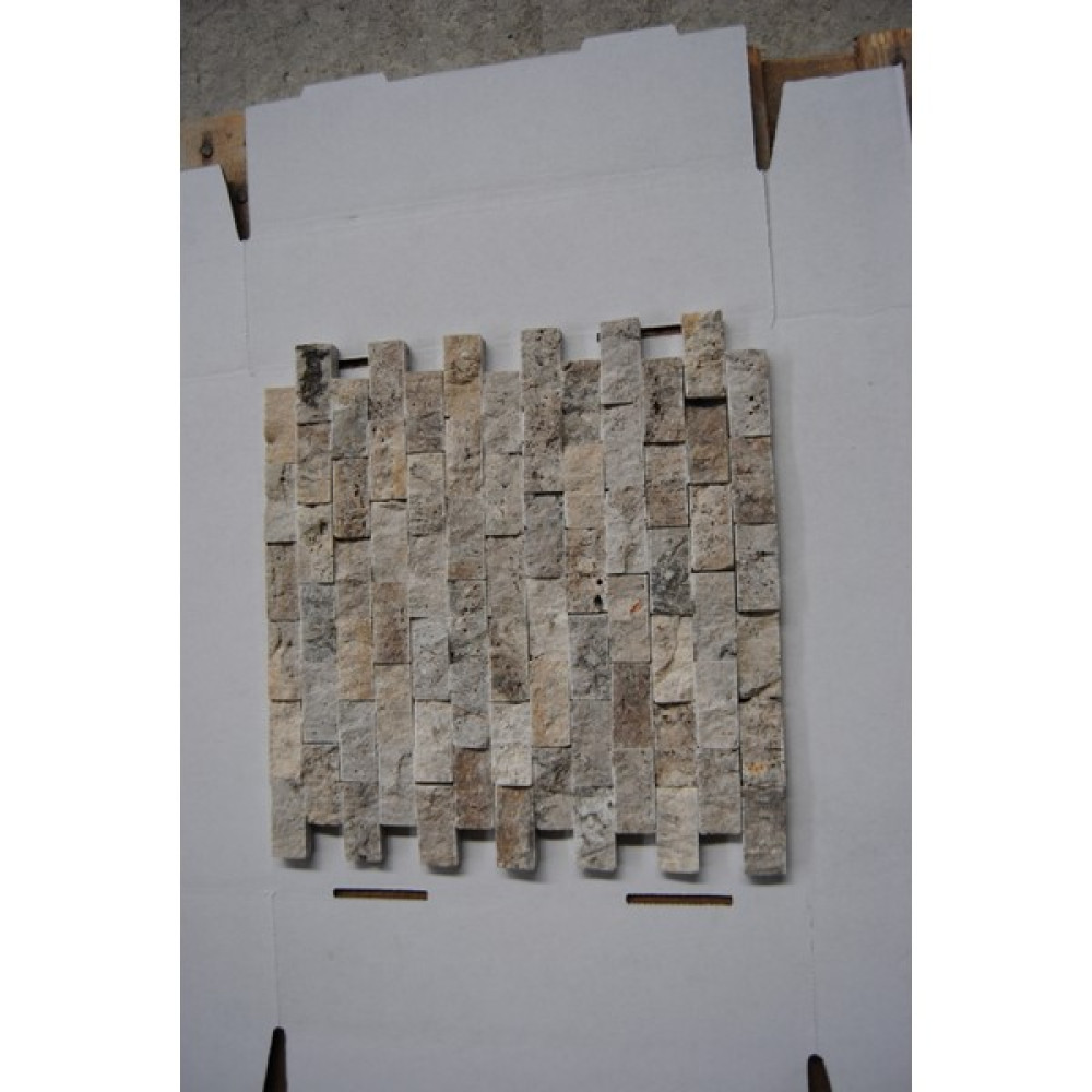Frigyum Doğaltaş Silver Traverten 2,3x4,8 cm Fileli Patlatma Taş Tv Ünitesi Şömine Iç ve Dış Duvar Kaplaması - 1 Ev & Dekorasyon Aksesuarları Fiyatı