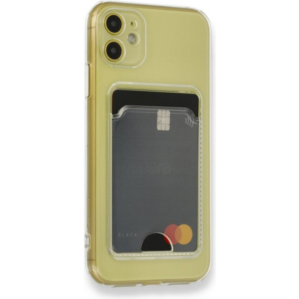Frio Apple iPhone 11 Uyumlu Şeffaf Kartlıklı Silikon Kılıf Cep Telefonu Kılıfı Fiyatı